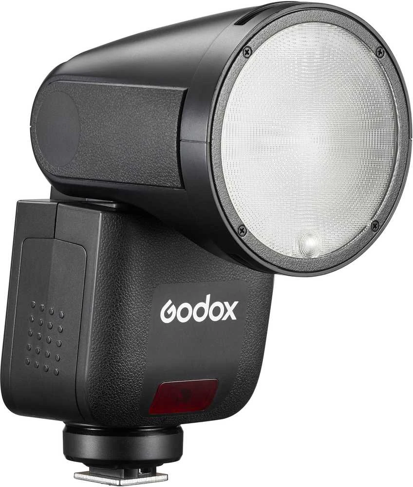 „Canon“ skirta „Godox V1 Mid“ blykstė