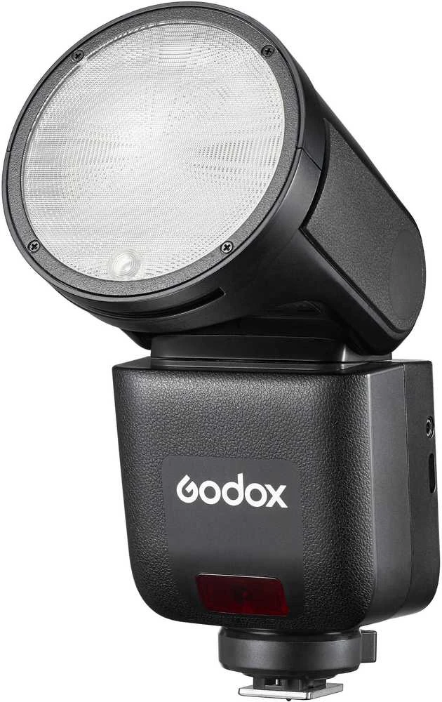 „Canon“ skirta „Godox V1 Mid“ blykstė