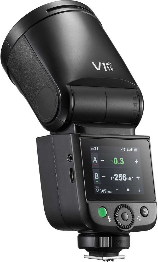 „Godox V1 Mid“ blykstė, skirta OM sistemai / „Panasonic“