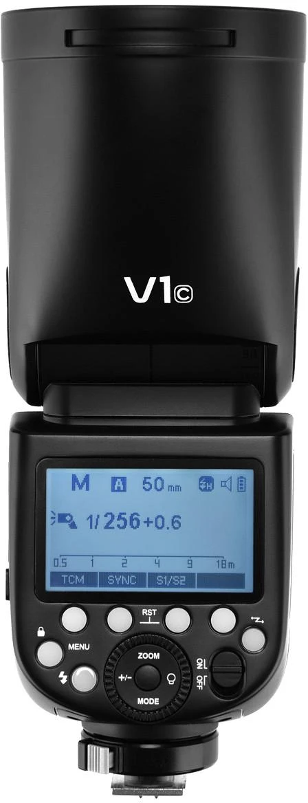 Godox V1 apvalios galvos blykstė Canon