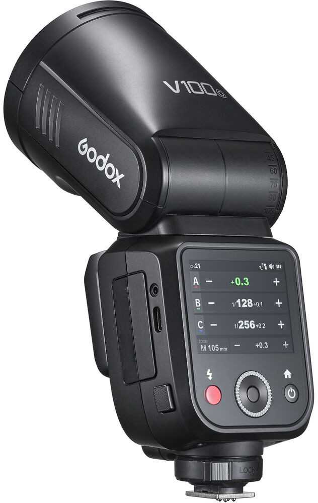 Godox flash V100, skirta OM SYSTEM / Panasonic