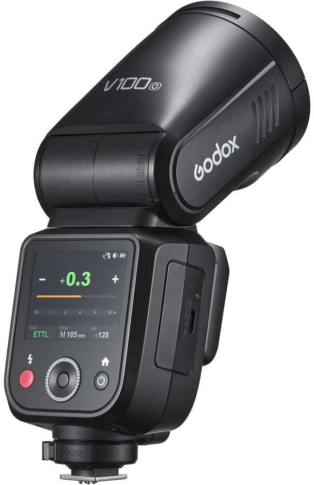 Godox flash V100, skirta OM SYSTEM / Panasonic