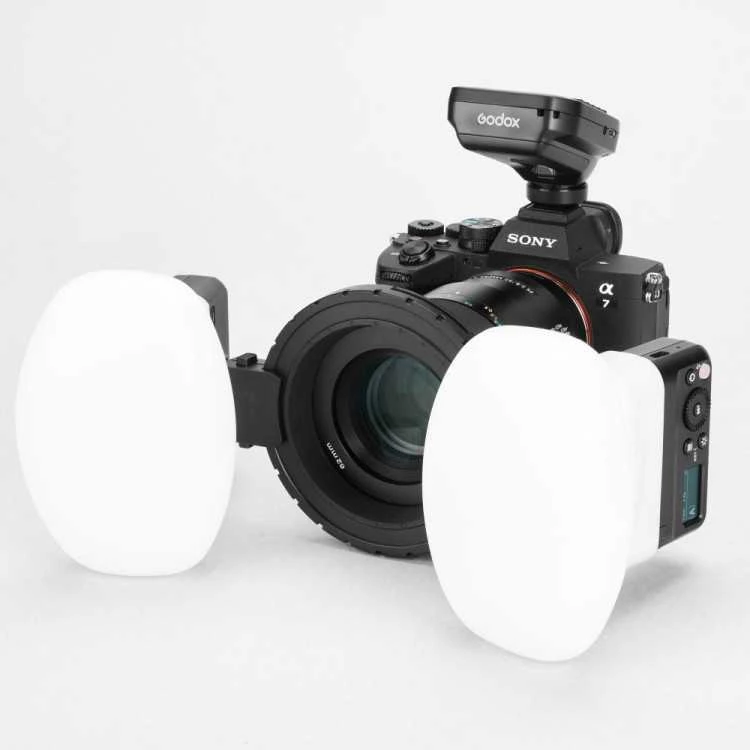 Fotografijos įranga - Godox MF12 DK1 Dental Flash Kit TTL Wireless Flash