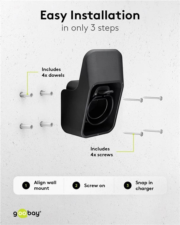 Goobay Iglu Tech IGLU 2 TIPO PLASTIKINIS KABELIŲ LAIKIKLIS