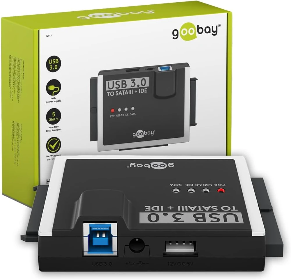 „Goobay“ kietojo disko adapteris IDE/SATA USB