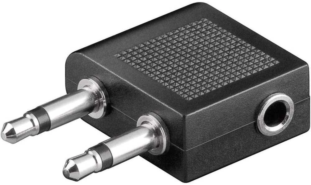 Goobay 3.5 mm dvigubas lėktuvo adapteris