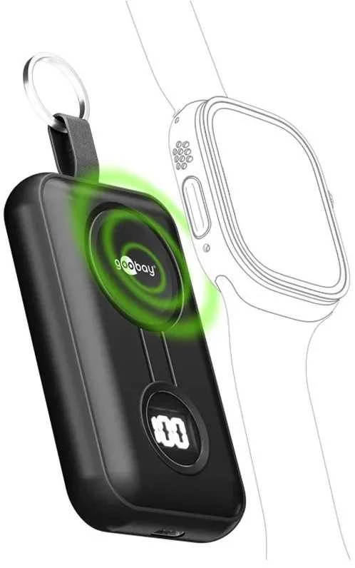 „Goobay“ išorinė baterija, 2500 mAh, „Apple Watch“