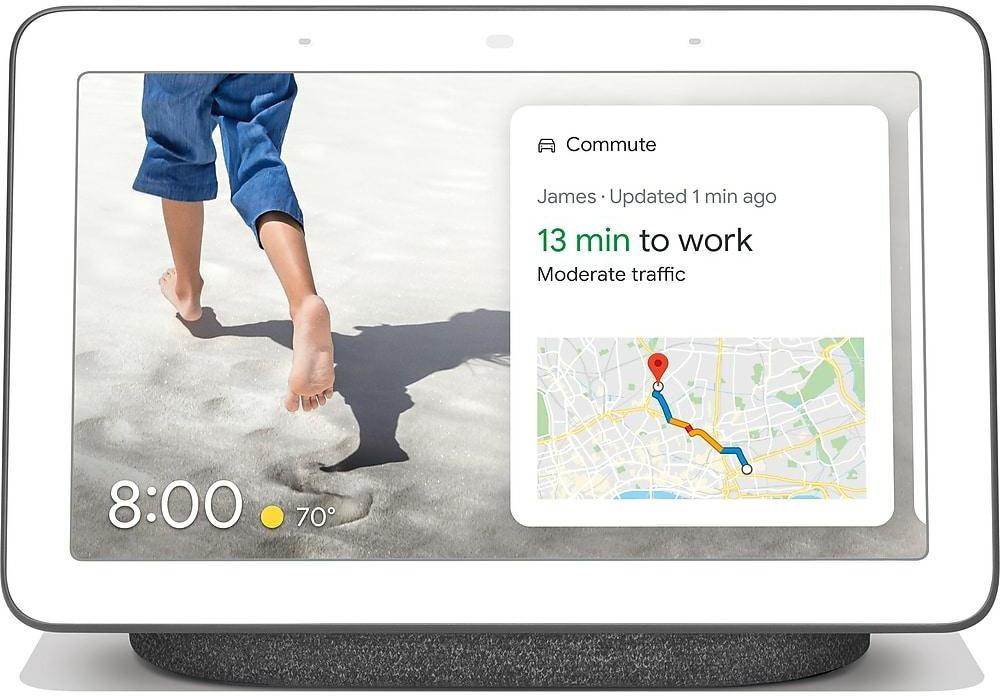 Google“ – „Nest Hub 2nd Generation Charcoal“., modelis