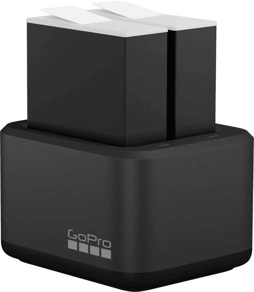 GOPRO DUAL BATTERY CHARGER + ENDURO BATTERY (HERO12/HERO11/HERO10/HERO9 Juodas )