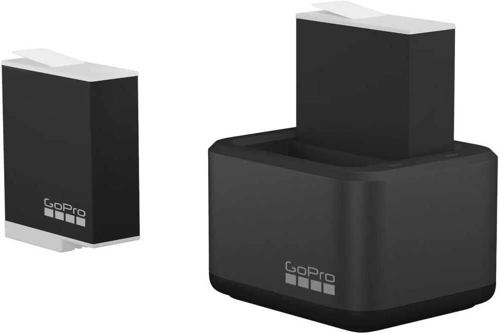 GOPRO DUAL BATTERY CHARGER + ENDURO BATTERY (HERO12/HERO11/HERO10/HERO9 Juodas )