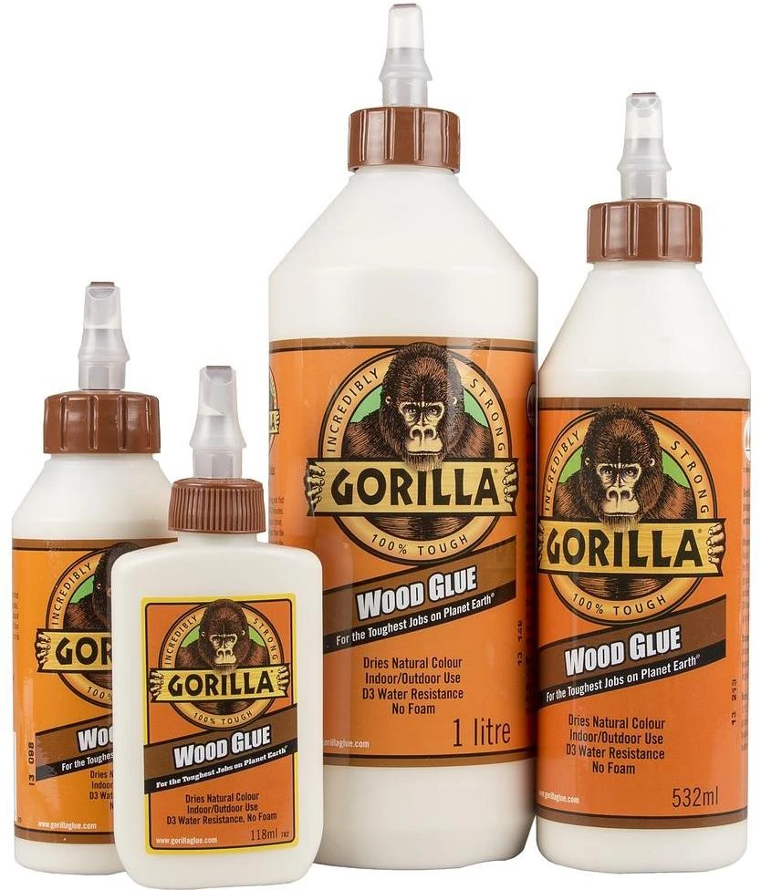Gorilla Gorilų klijai "Mediena" 1l