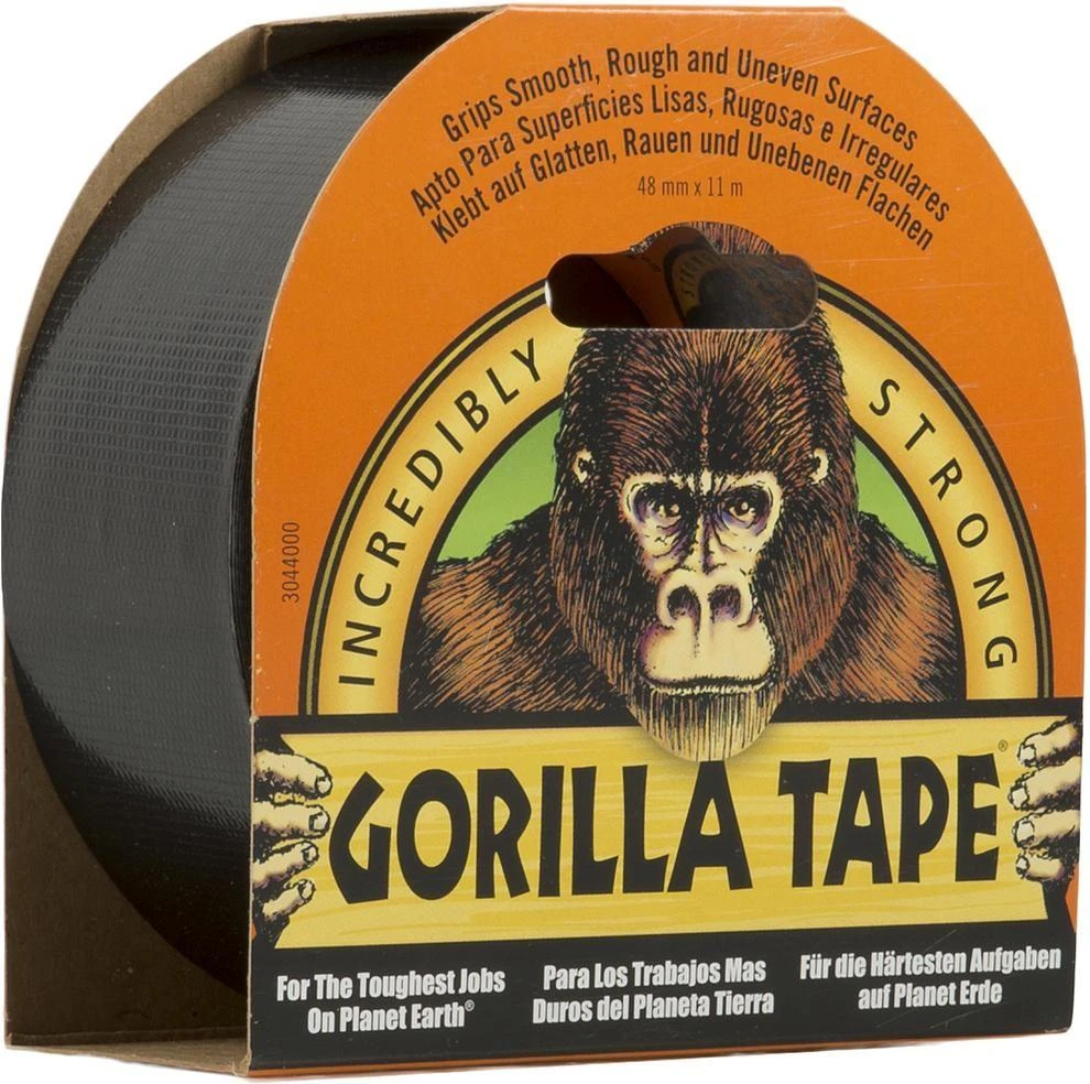 Gorilla Tape izoliacinė juosta juoda 4.77cm × 11m