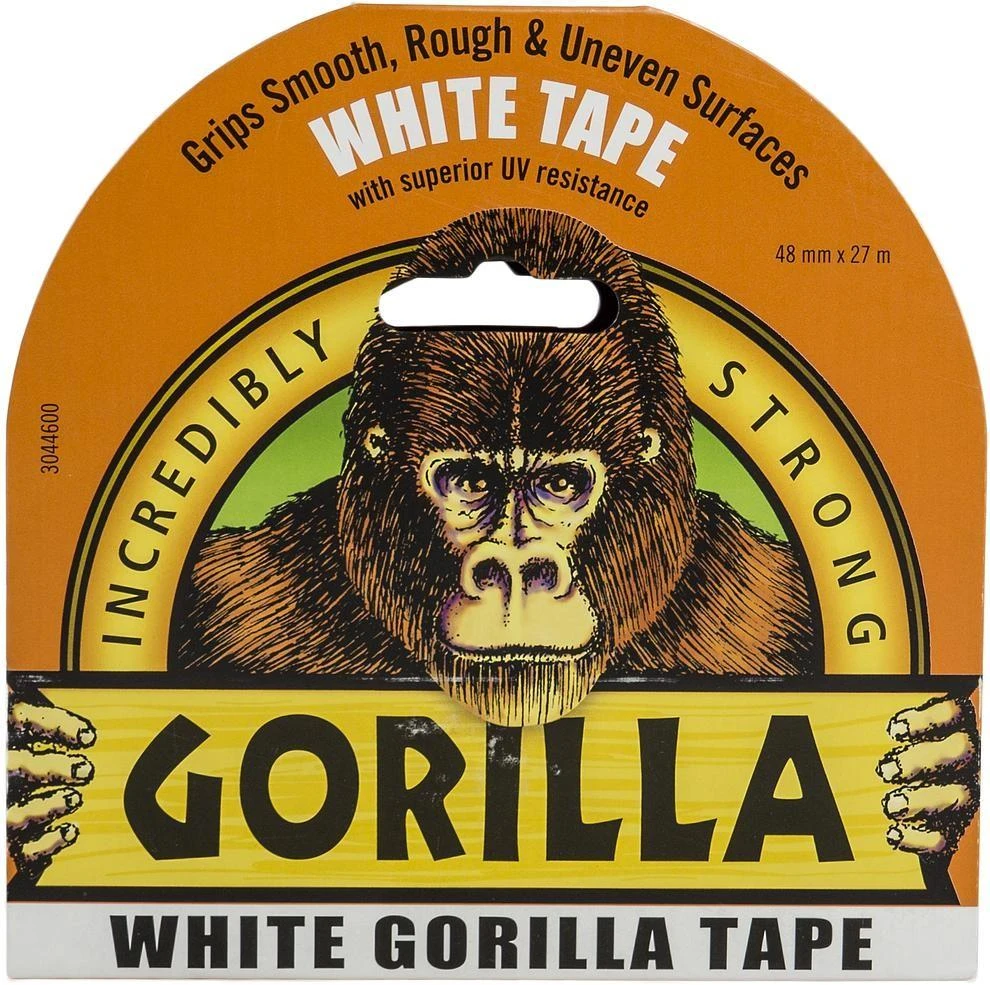 Gorilla Tape izoliacinė juosta balta 4.77cm × 27m 3044601 