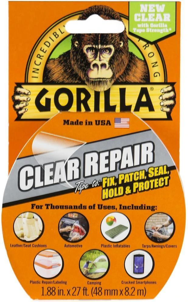 Gorilla juosta "Clear Repair" 8,2m