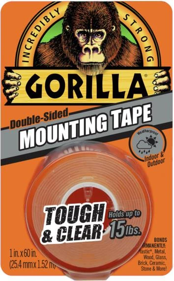 Gorilla juosta Montavimas Clear 1,5m | Gorila