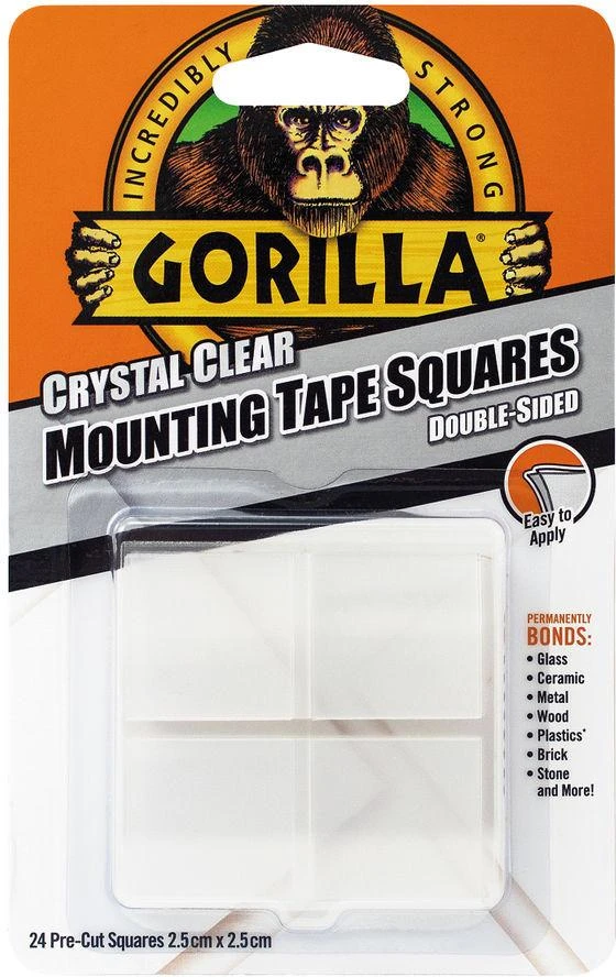 Gorilla juosta Montavimo juosta kvadratai 24vnt