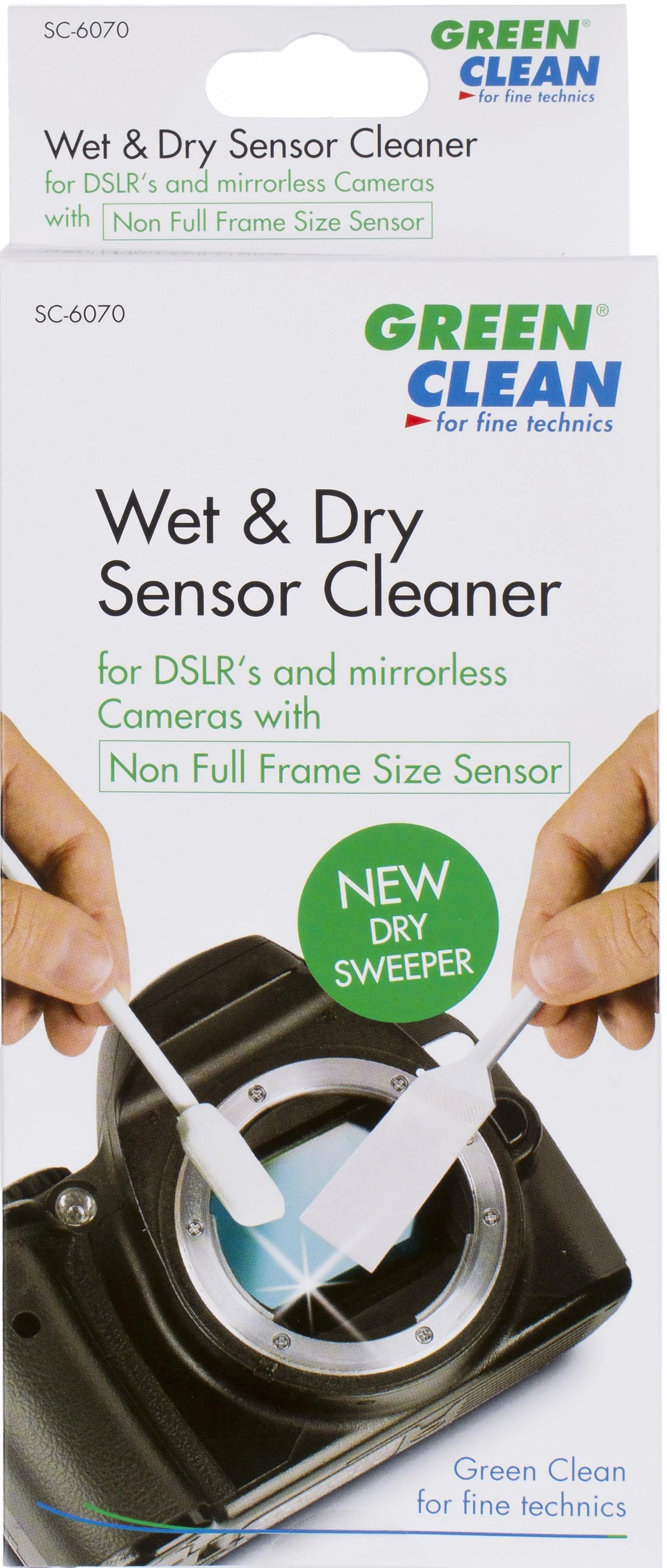 Valiklis Green Clean Žalias Clean 1x4 Žalias Clean Sensor-Cleaner šlapias + sausas ne pilno dydžio