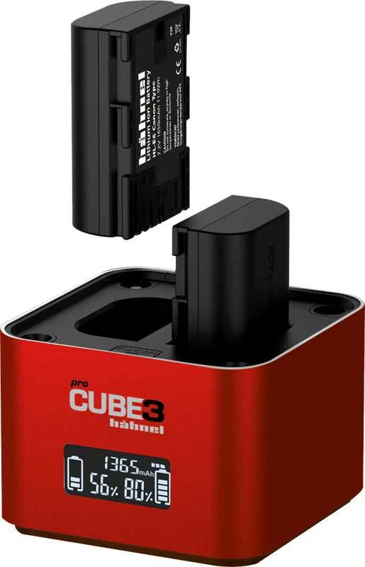 Hähnel ProCube 3 dvigubas įkroviklis Canon