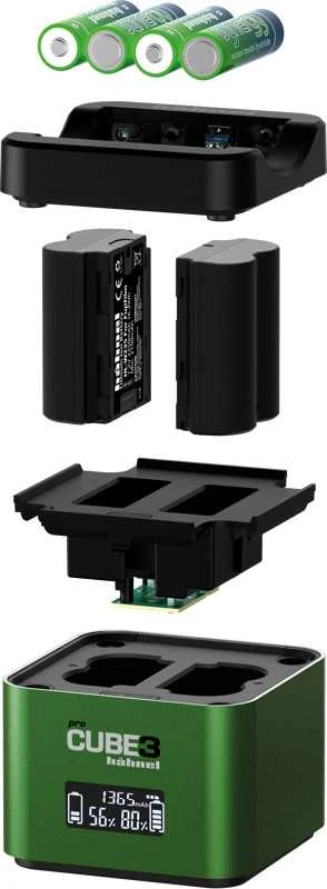 Įkroviklis do aparatu Hahnel H�hnel ProCube 3 Twin Charger Fujifilm