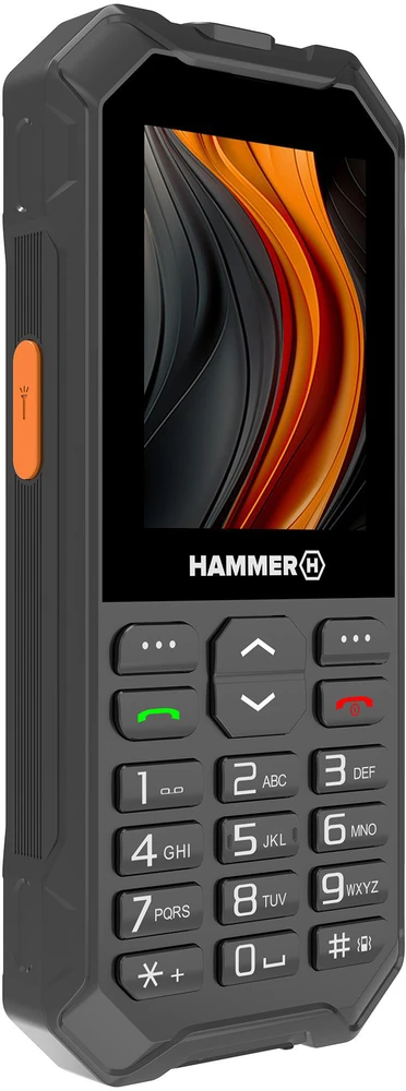 Mobilusis telefonas MyPhone Hammer 6 LTE, 2,4", 48MB, 240x320 px, juodas