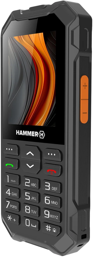 Mobilusis telefonas MyPhone Hammer 6 LTE, 2,4", 48MB, 240x320 px, juodas