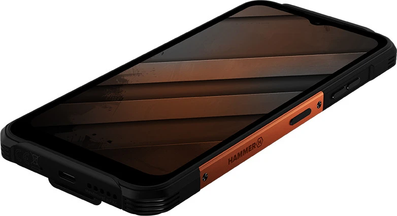 Išmanusis telefonas MyPhone Hammer Construction 2 5G Thermal, 8/256GB, oranžinis