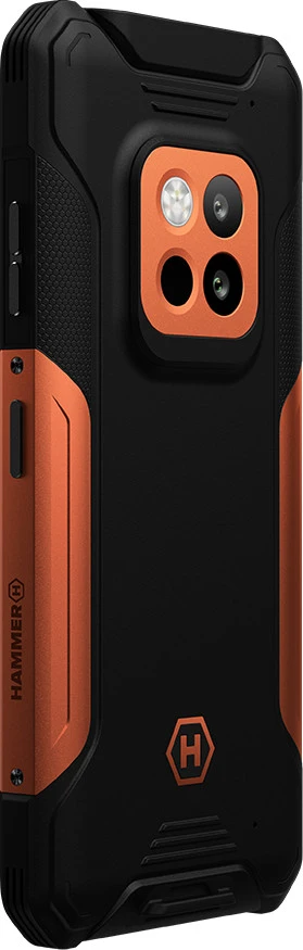 Išmanusis telefonas MyPhone Hammer Construction 2 5G Thermal, 8/256GB, oranžinis