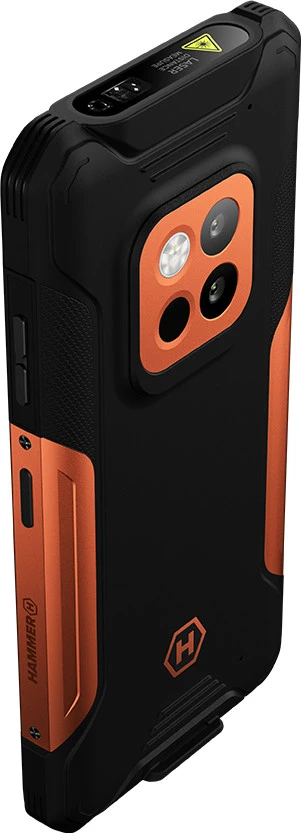 Išmanusis telefonas MyPhone Hammer Construction 2 5G Thermal, 8/256GB, oranžinis
