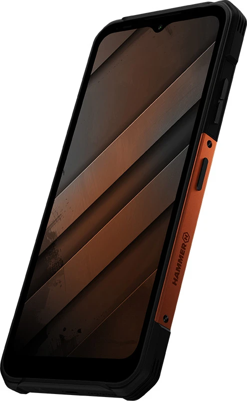 Išmanusis telefonas MyPhone Hammer Construction 2 5G Thermal, 8/256GB, oranžinis