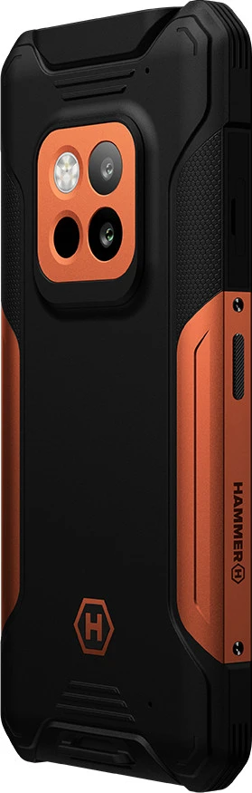 Išmanusis telefonas MyPhone Hammer Construction 2 5G Thermal, 8/256GB, oranžinis