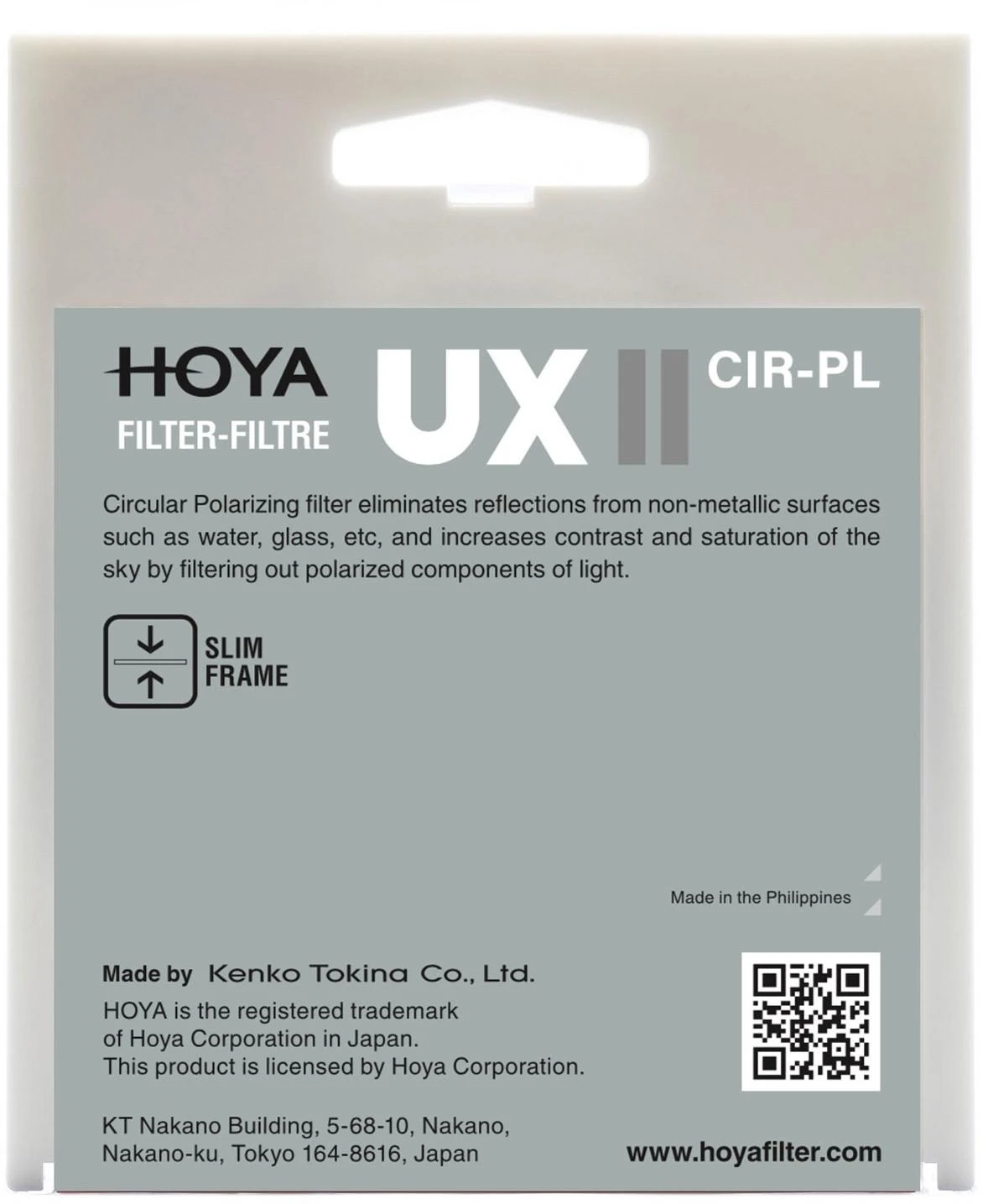 Hoya UX II CIR-PL 82mm