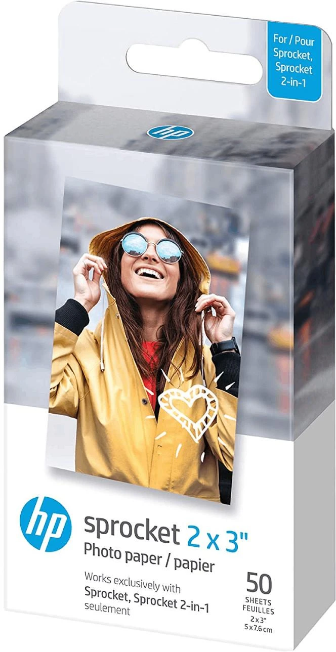 HP ZINK Papier 50 Pack 2x3