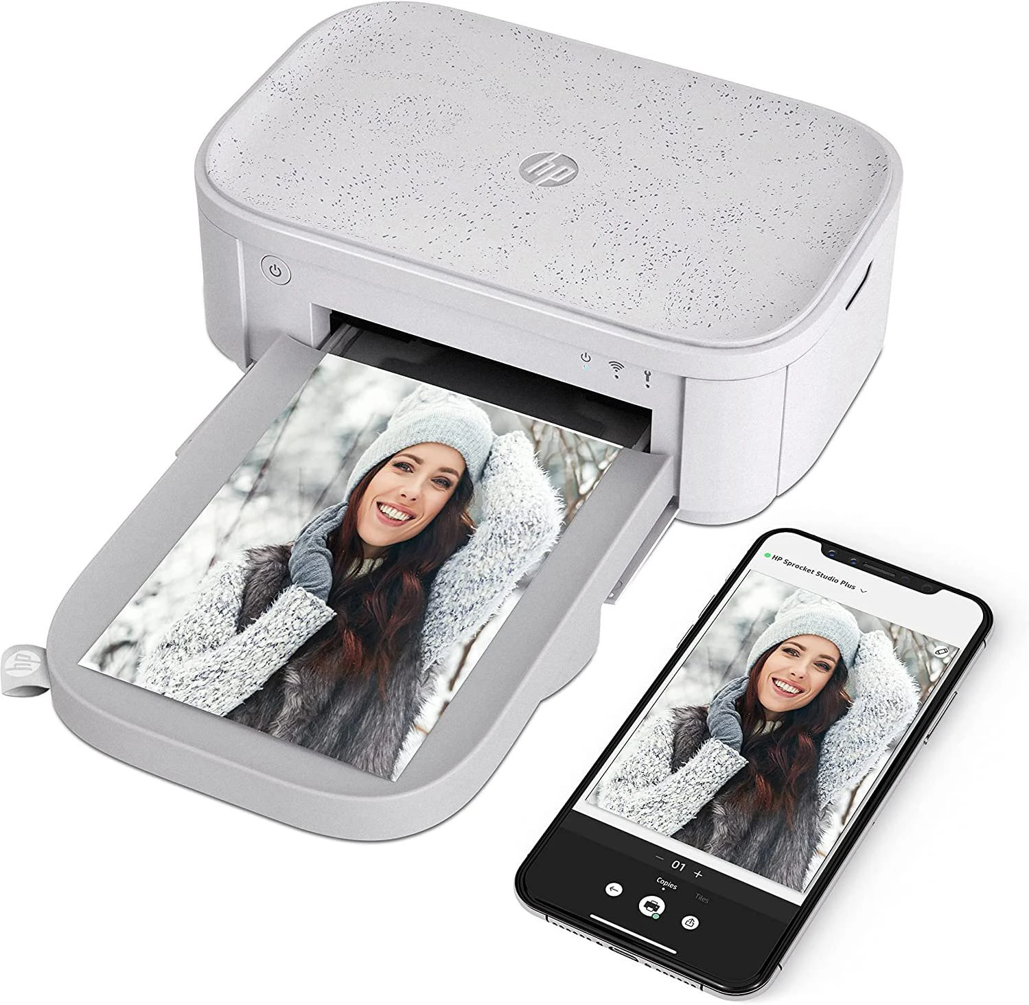 Spausdintuvas Hewlett Packard (HP) „HP Sprocket Studio Plus“.
