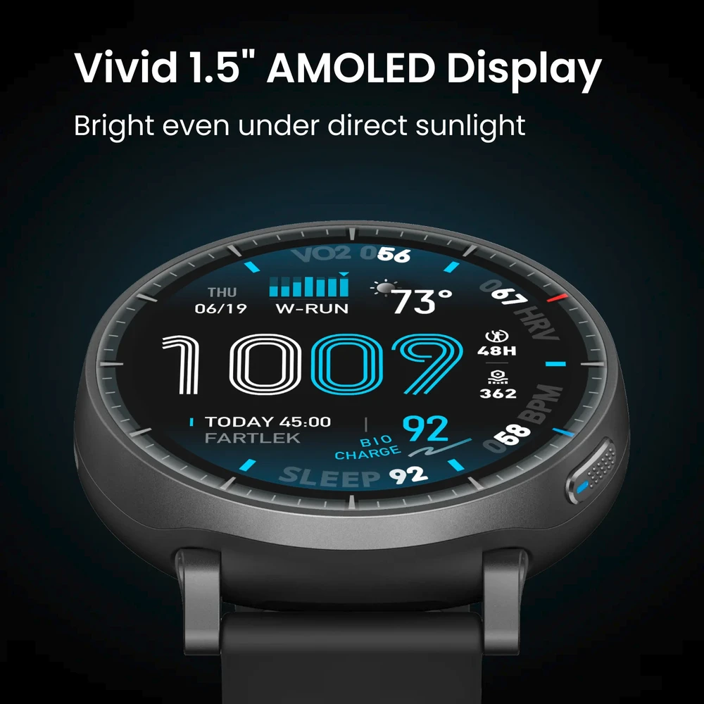 Išmanusis laikrodis Amazfit Active Max NFC juoda