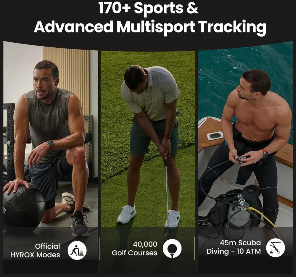 Išmanusis laikrodis Amazfit Balance 2 Juodas