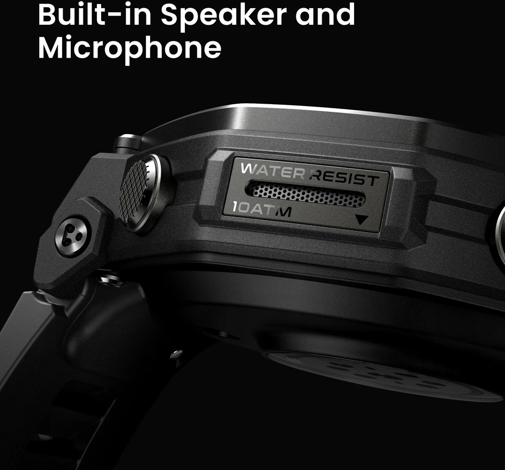 Išmanusis laikrodis „Amazfit T-Rex 3 Pro NFC“, 44 mm su silikoniniu dirželiu, aukso/pilkos spalvos
