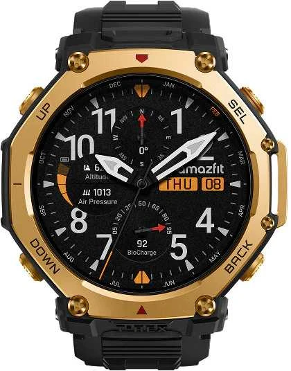 Išmanusis laikrodis „Amazfit T-Rex 3 Pro“, 3,81 cm (1,5 colio), AMOLED, lietimui jautrus ekranas, „Wi-Fi“, GPS (palydovinis), 52 g