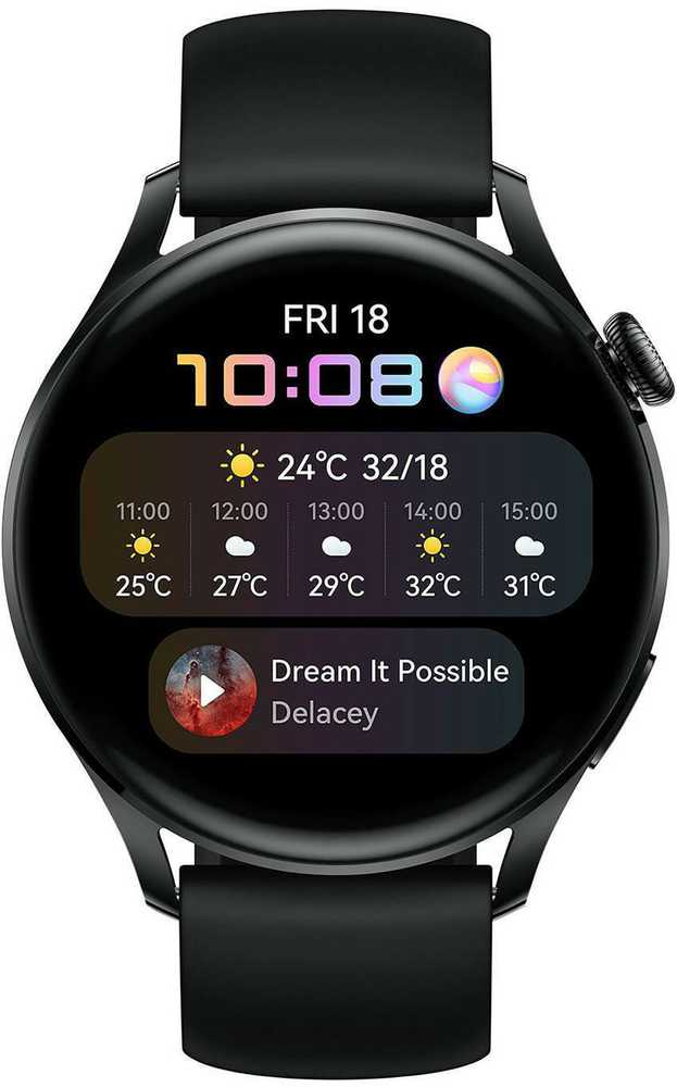Išmanusis laikrodis Huawei Watch 3 ''Active Edition'', Juodos spalvos |  Varle.lt
