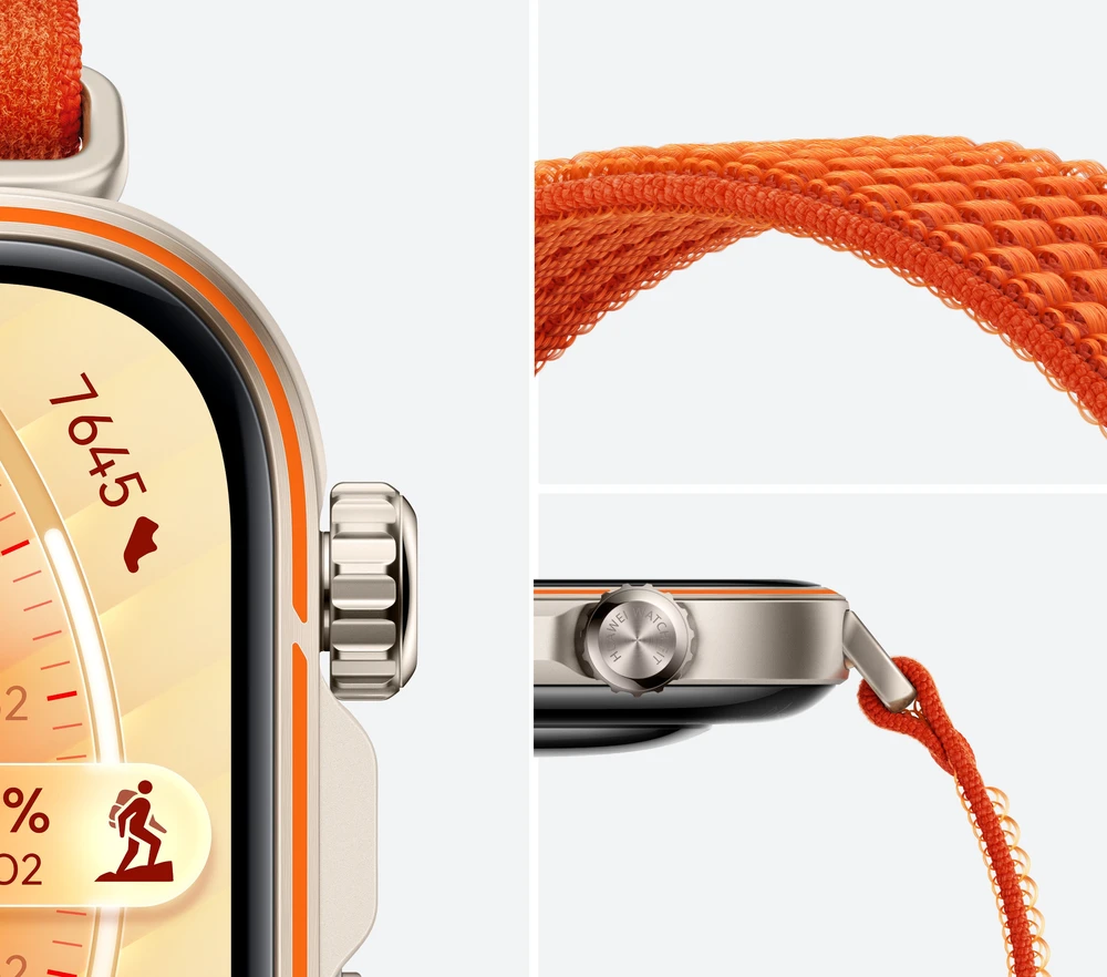 HUAWEI WATCH FIT 5 Pro Gradient Orange Nylon Strap