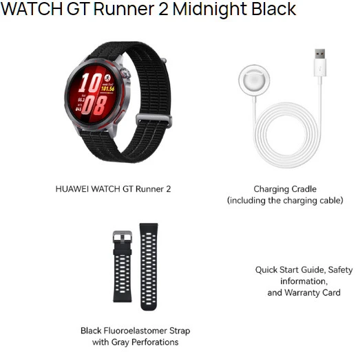 HUAWEI WATCH GT Runner 2 Midnight Black