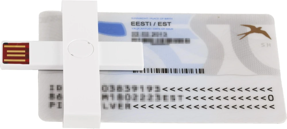 Pluss Id +ID Smart Card Reader baltas, BLISTER