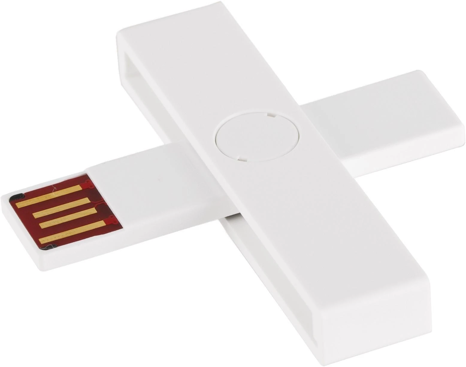 Pluss Id +ID Smart Card Reader baltas, BLISTER