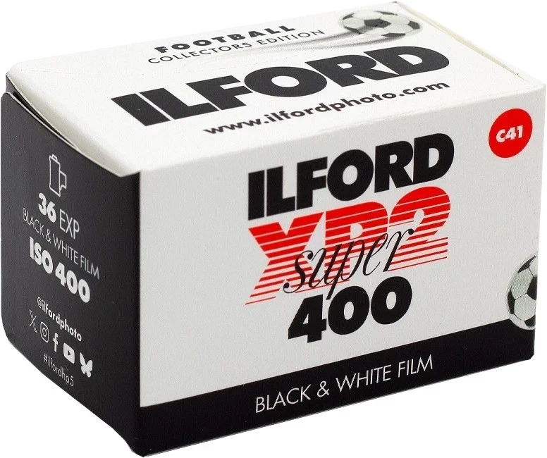 Ilfordo plėvelė XP2 Super 400/36 futbolo leidimas