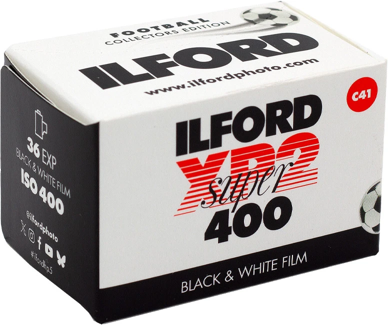 Ilfordo plėvelė XP2 Super 400/36 futbolo leidimas