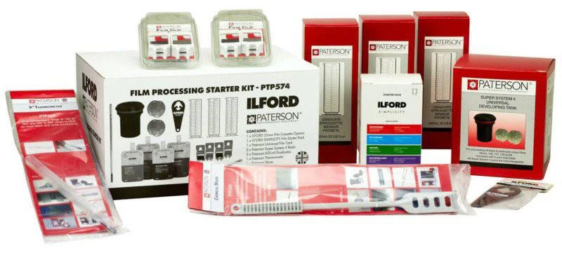 Ilford | Filmavimo pradinis rinkinys su Paterson talpykla | PTP574