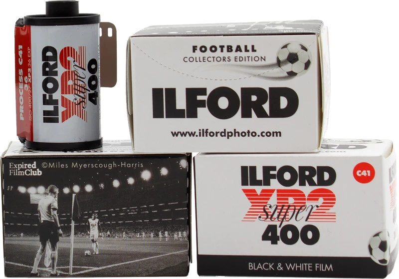Ilfordo plėvelė XP2 Super 400/36 futbolo leidimas