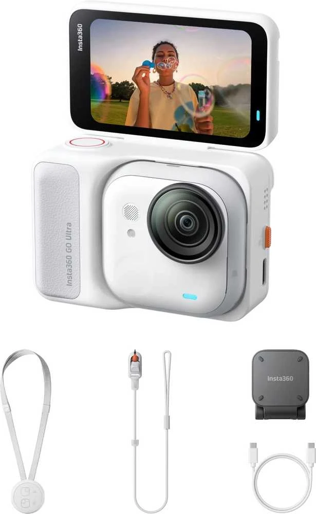 Insta360 GO Ultra Standard Bundle action camera, white