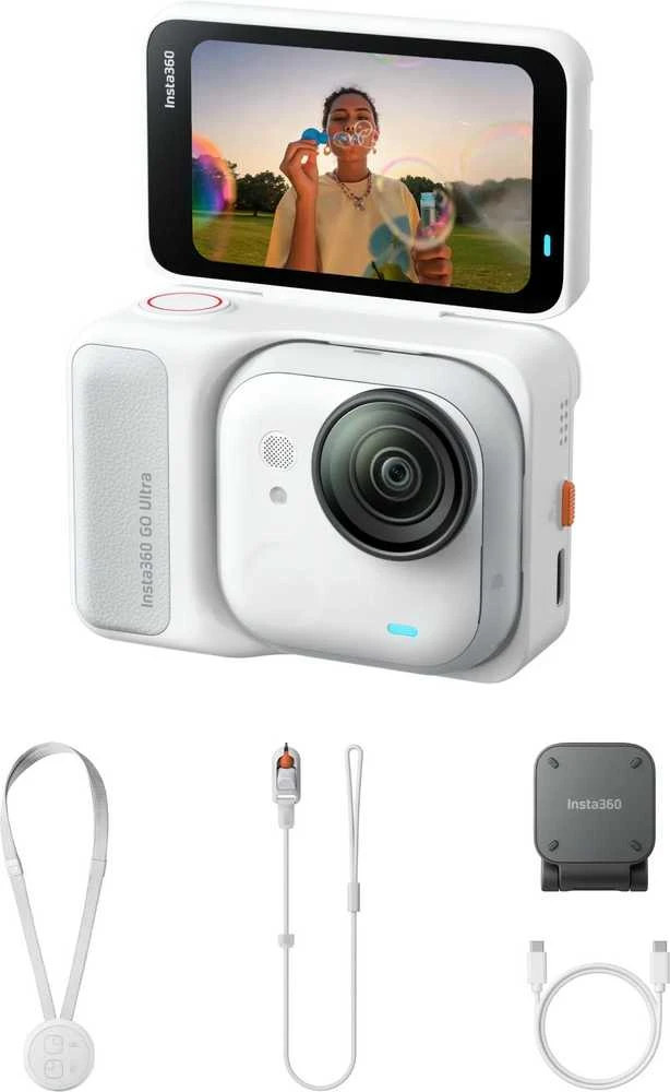 Insta360 GO Ultra Standard Bundle action camera, white
