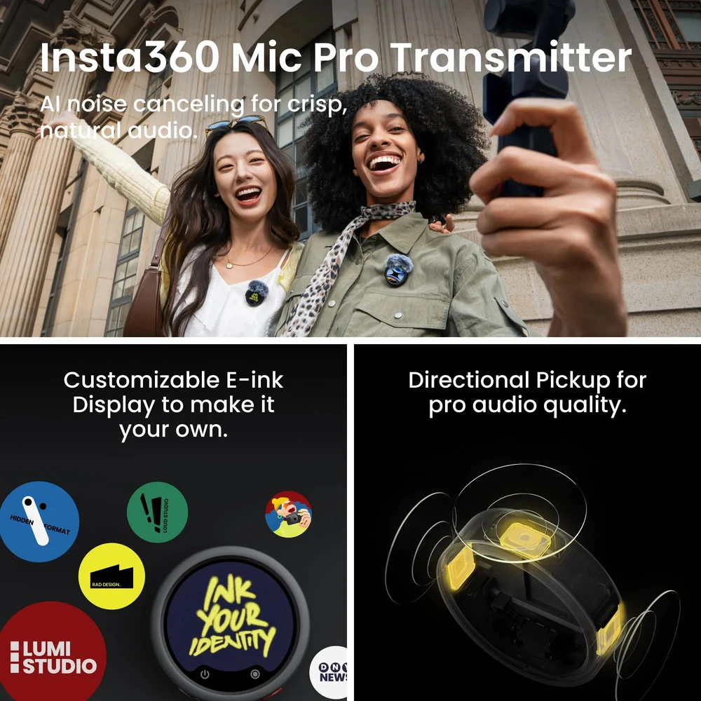 INSTA360 LUNA ULTRA CREATOR BUNDLE COSMIC Juodas