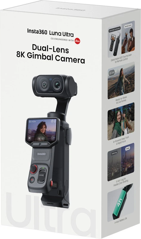 INSTA360 LUNA ULTRA STANDARD BUNDLE COSMIC Juodas